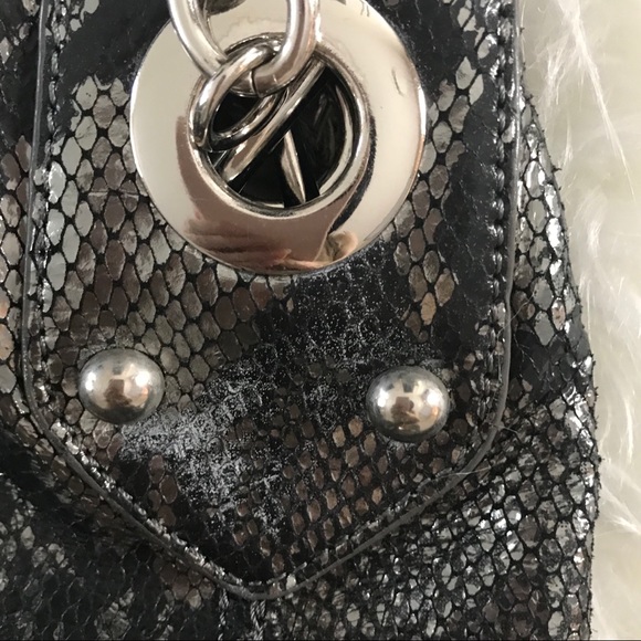 Cynthia Rowley Snake Print leather Bag - Picture 8 of 8